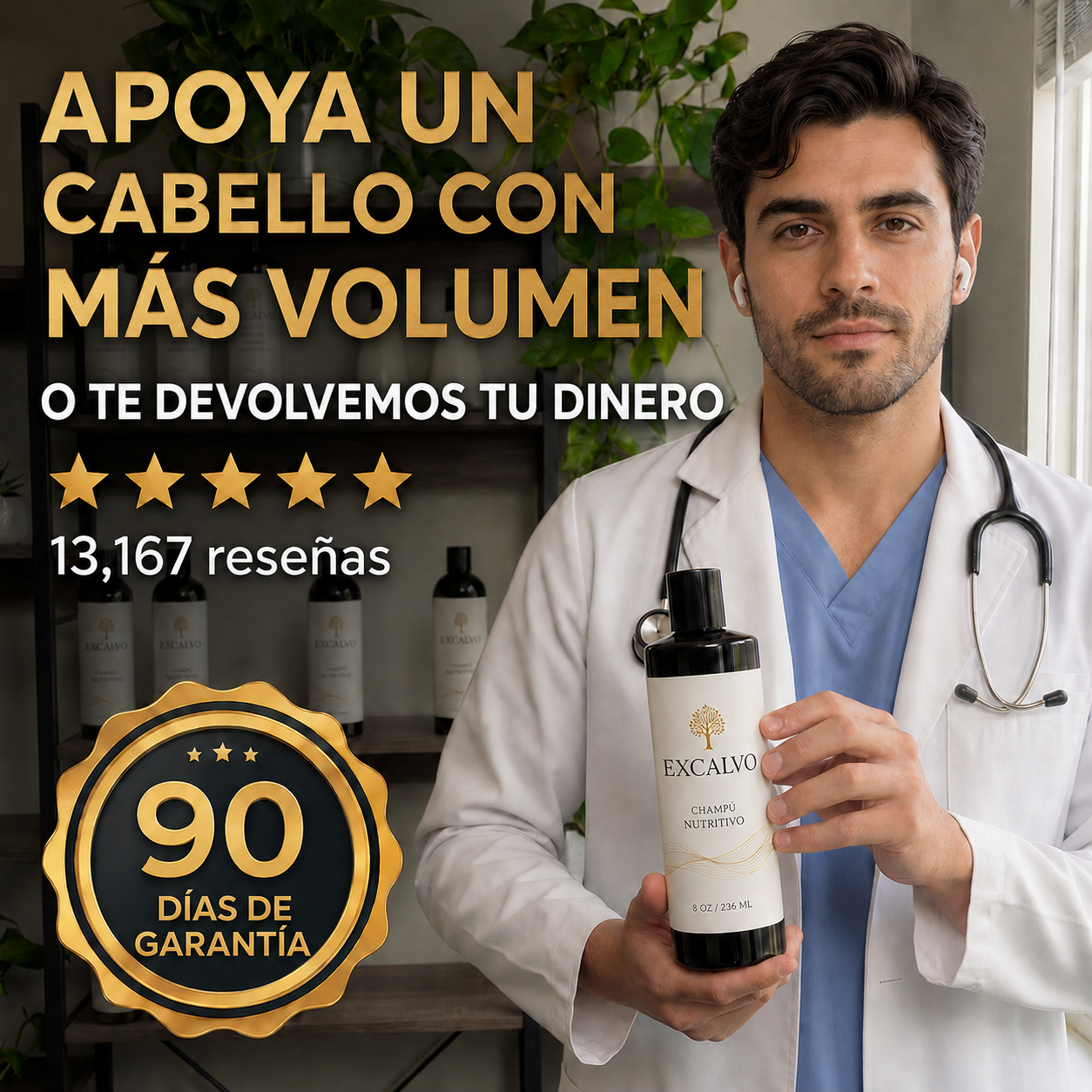 Cuidado capilar natural para un cabello más fuerte y con más volumen