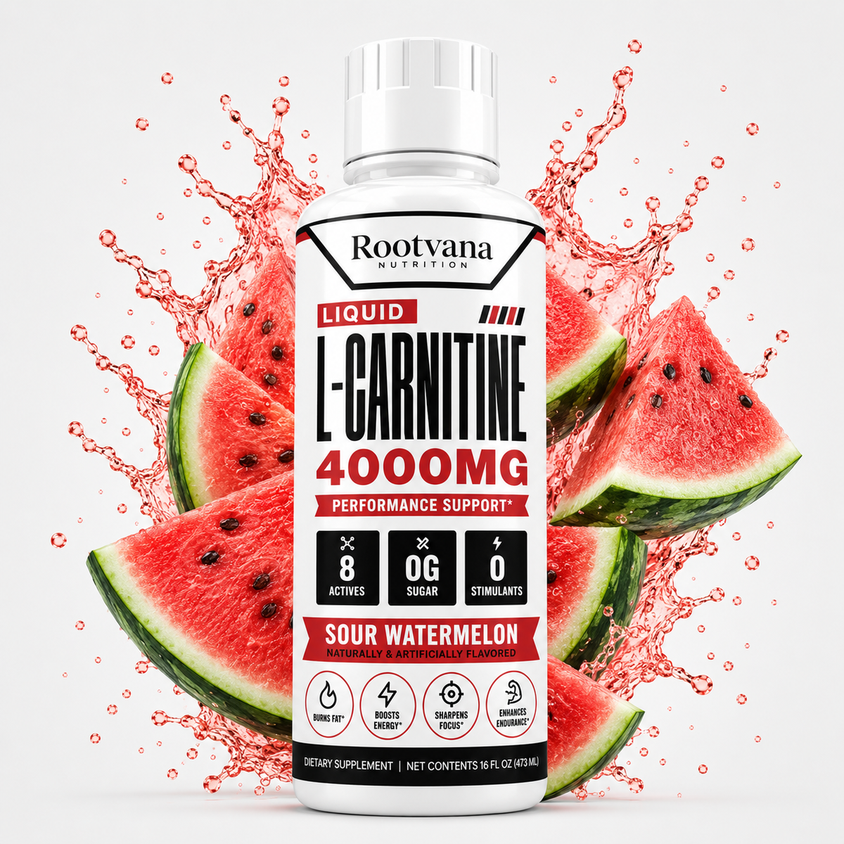 Rootvana L-Carnitine 4000mg Liquid