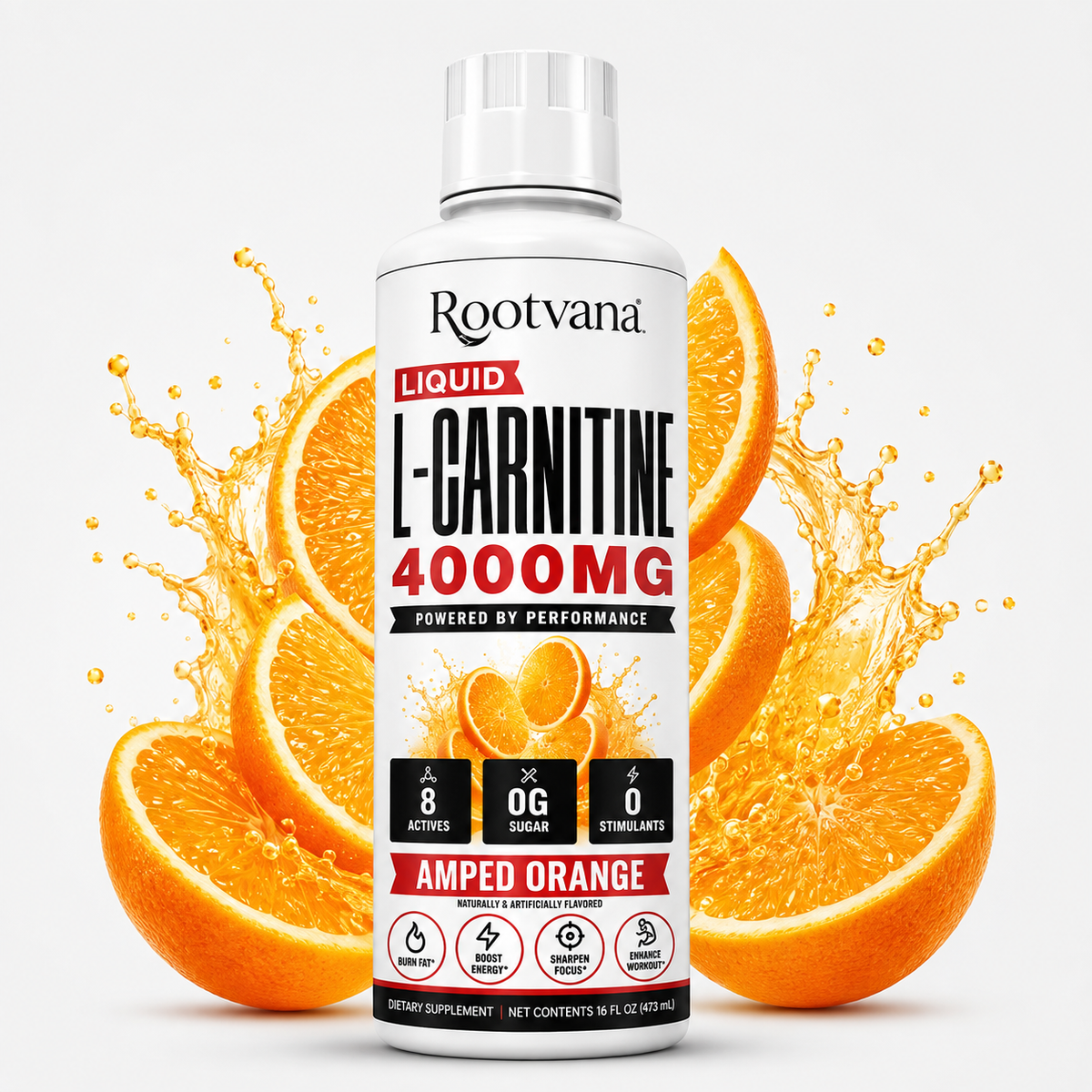 Rootvana L-Carnitine 4000mg Liquid