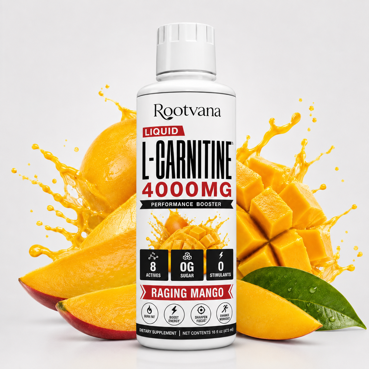 Rootvana L-Carnitine 4000mg Liquid